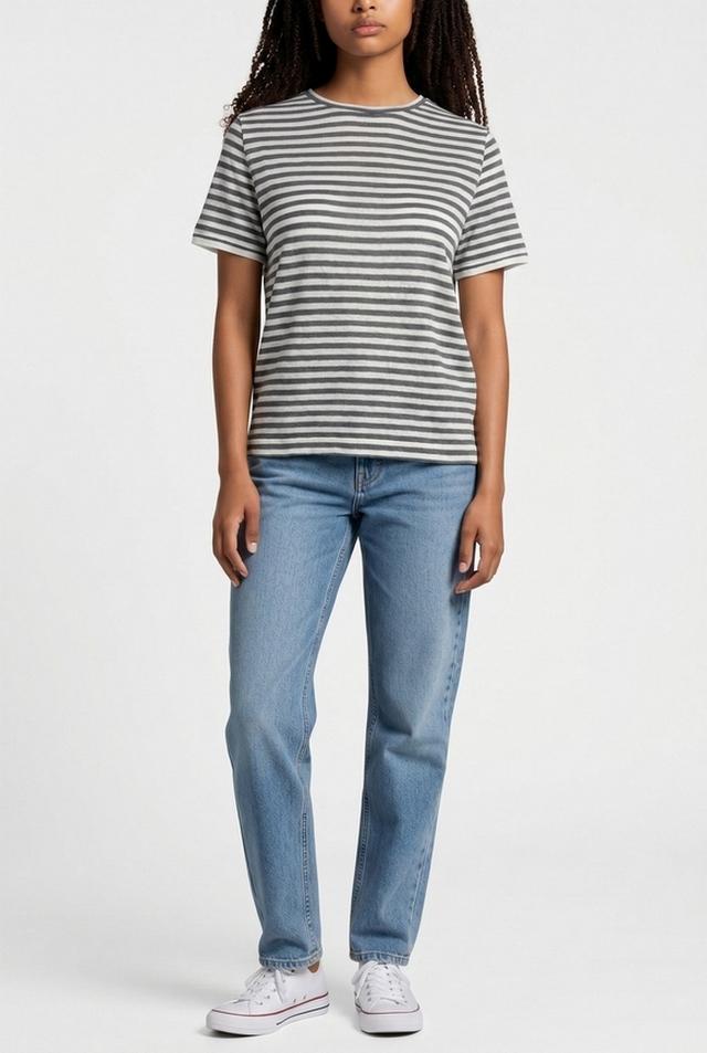 t-shirt a righe 