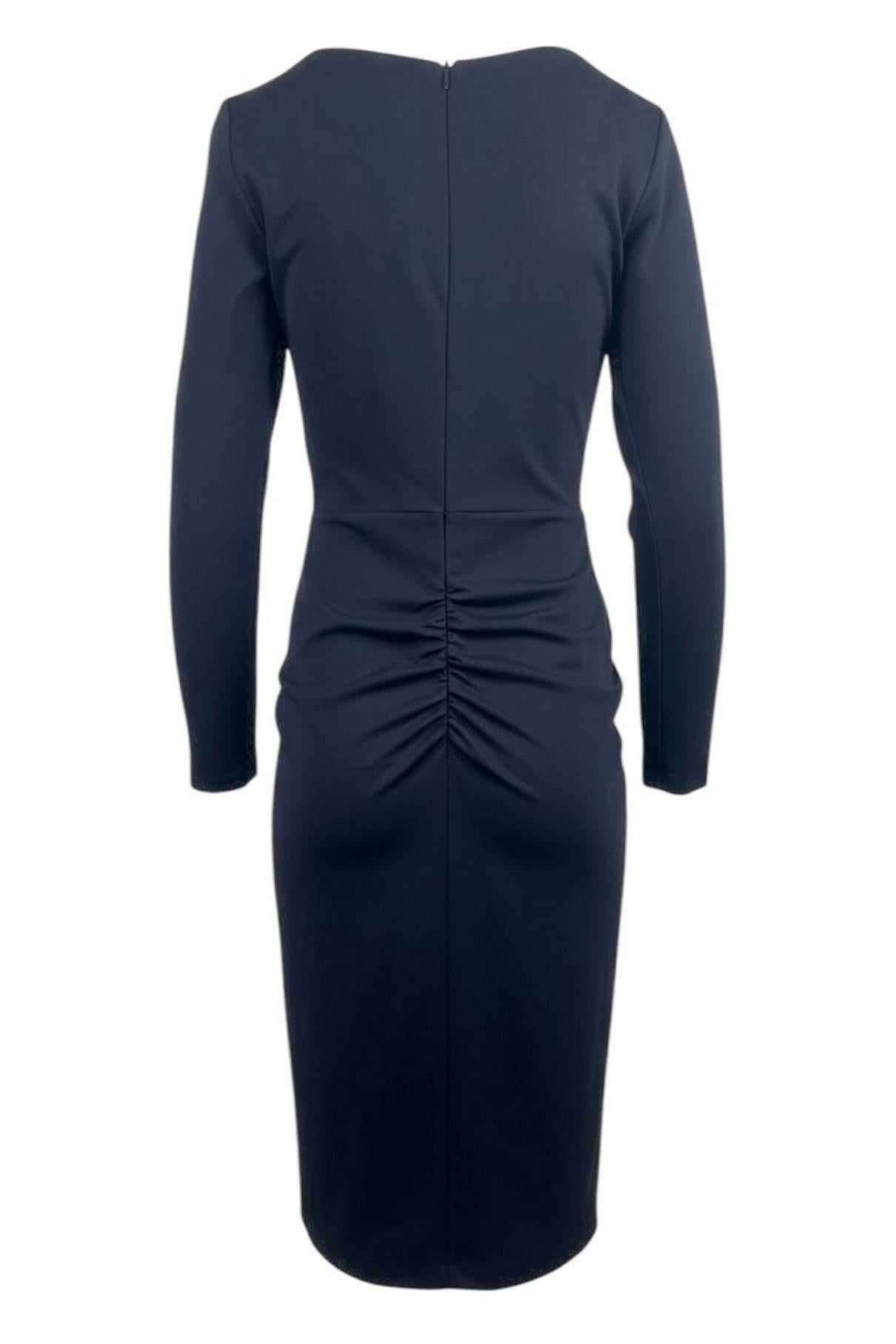 abito donna in jersey blu 