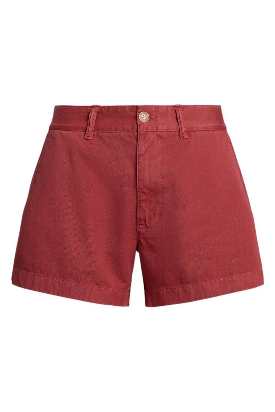 short donna rosso 