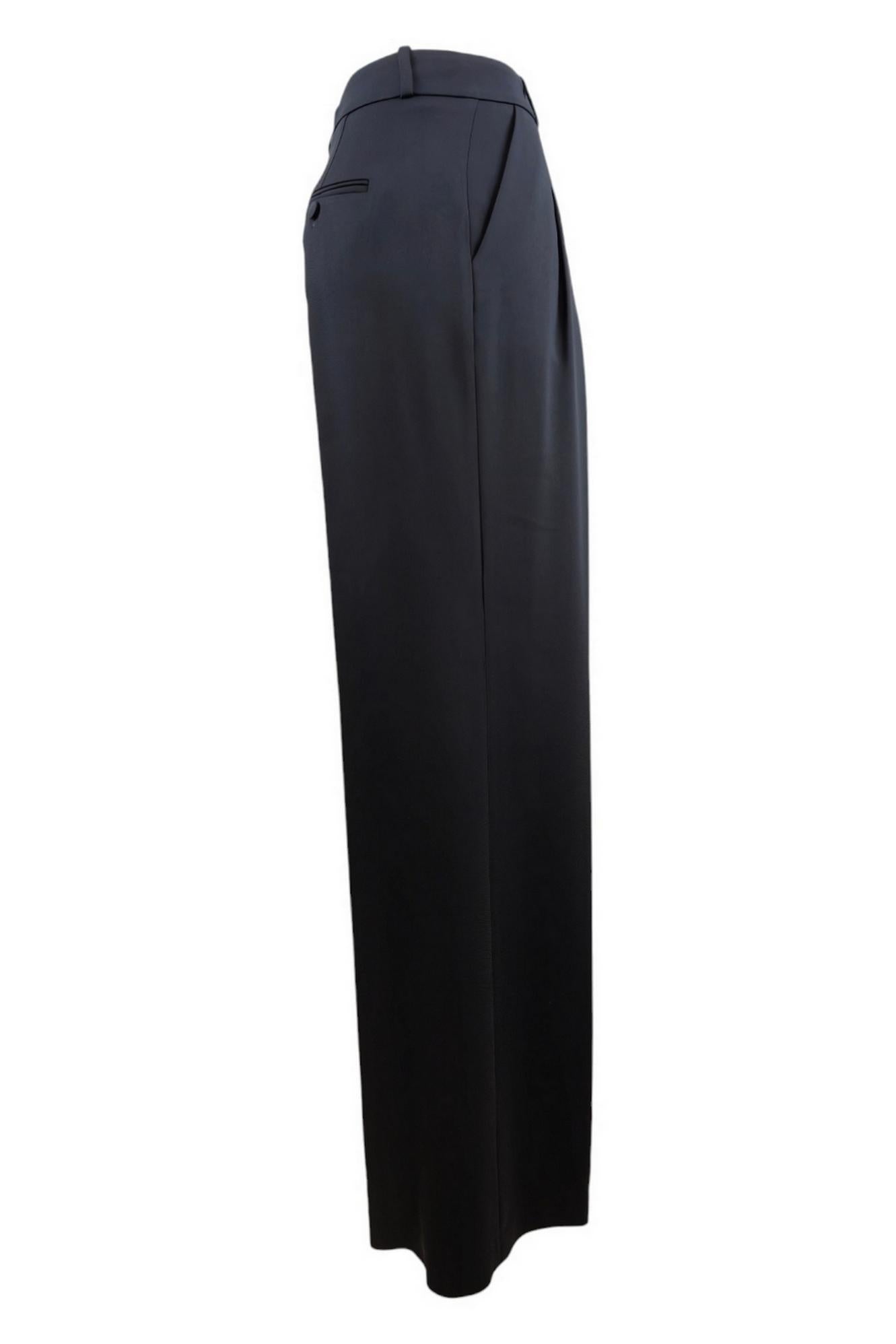 pantalone donna in cady nero 