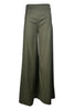 pantalón ancho de mujer en franela técnica militar D.EXTERIOR