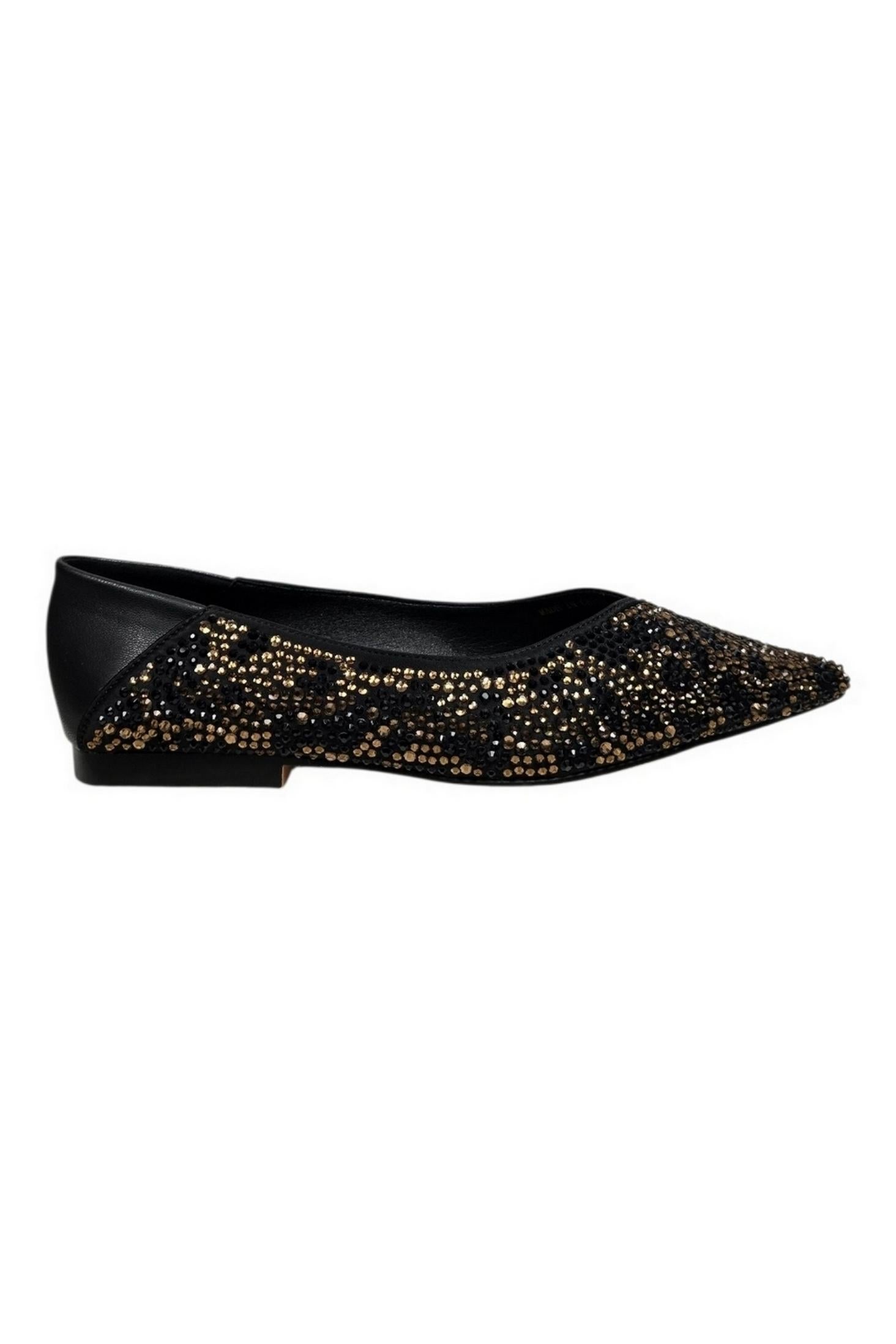 ballerina donna animalier nero 