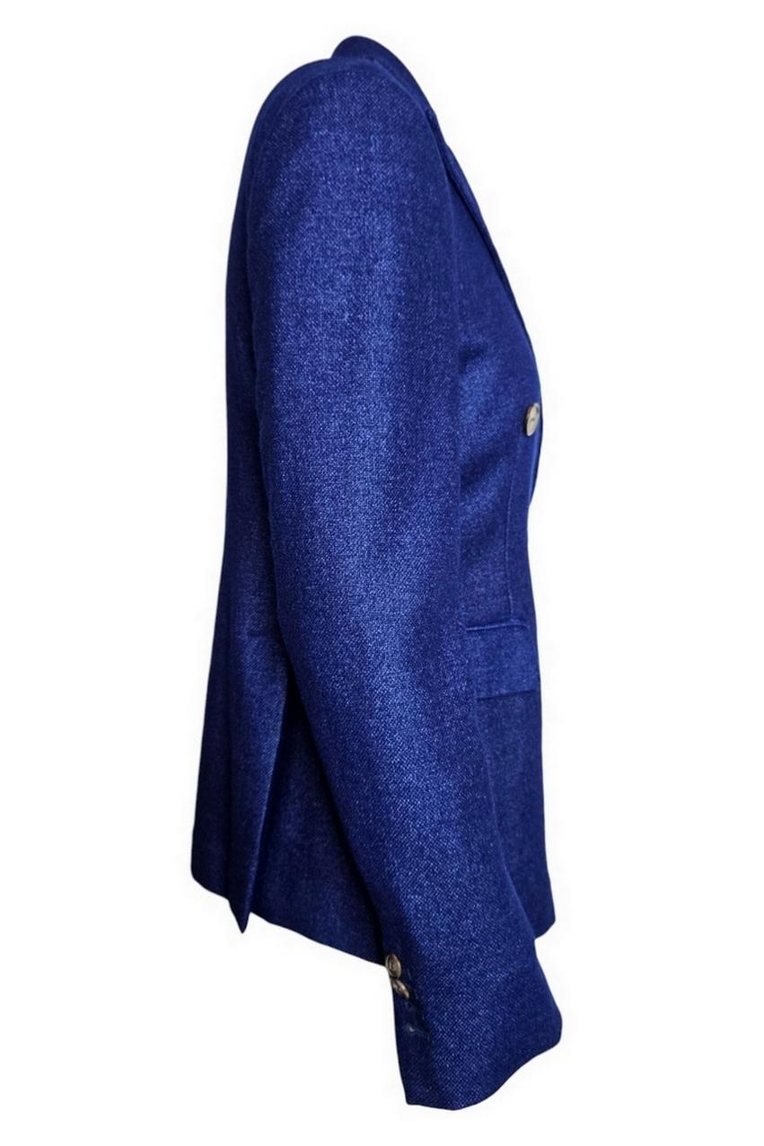 giacca donna in flanella bluette 