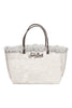 borsa donna in canvas grande bianco MC2 Saint Barth
