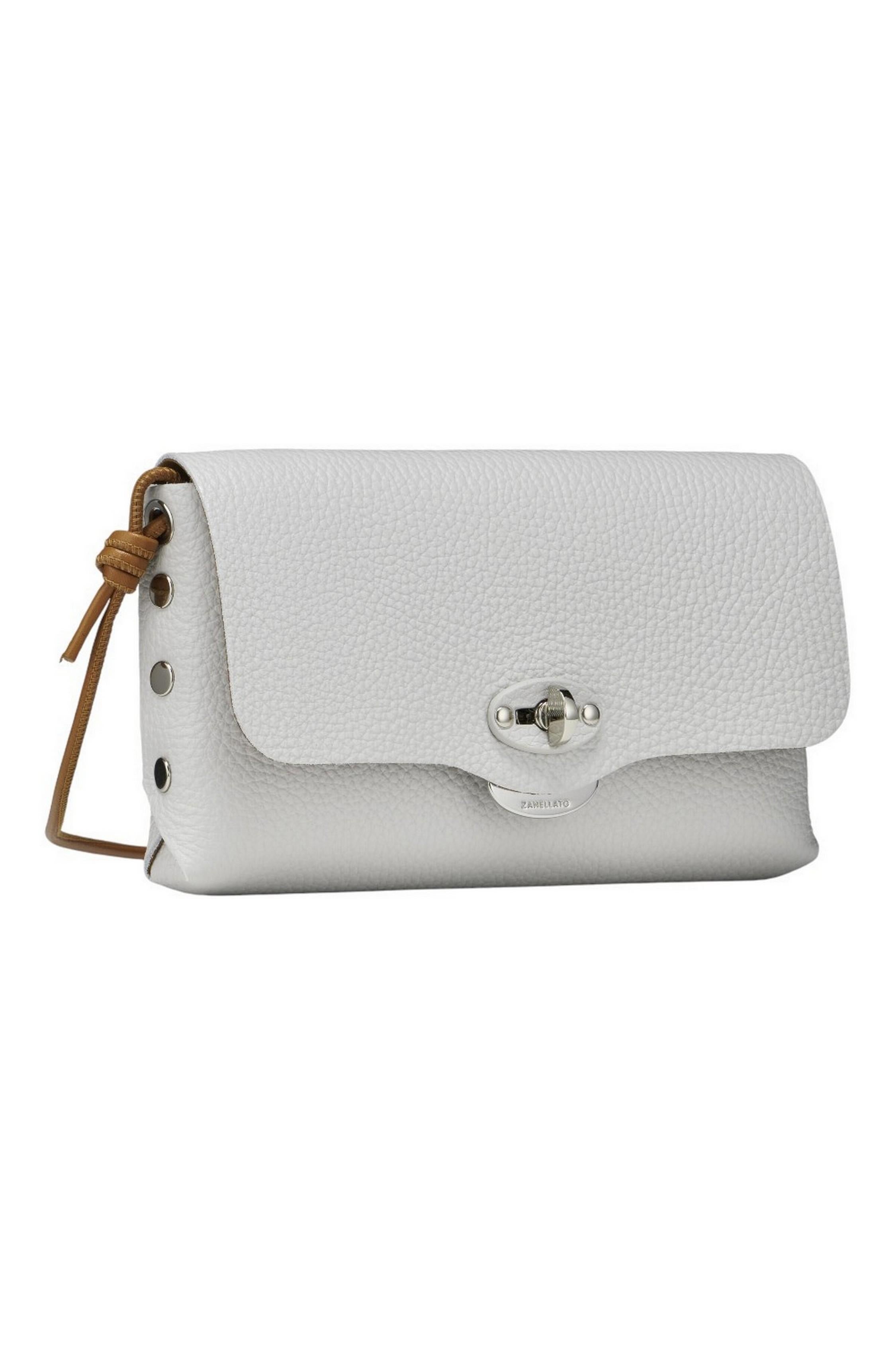 tracollina donna lettera in pelle daily perla 