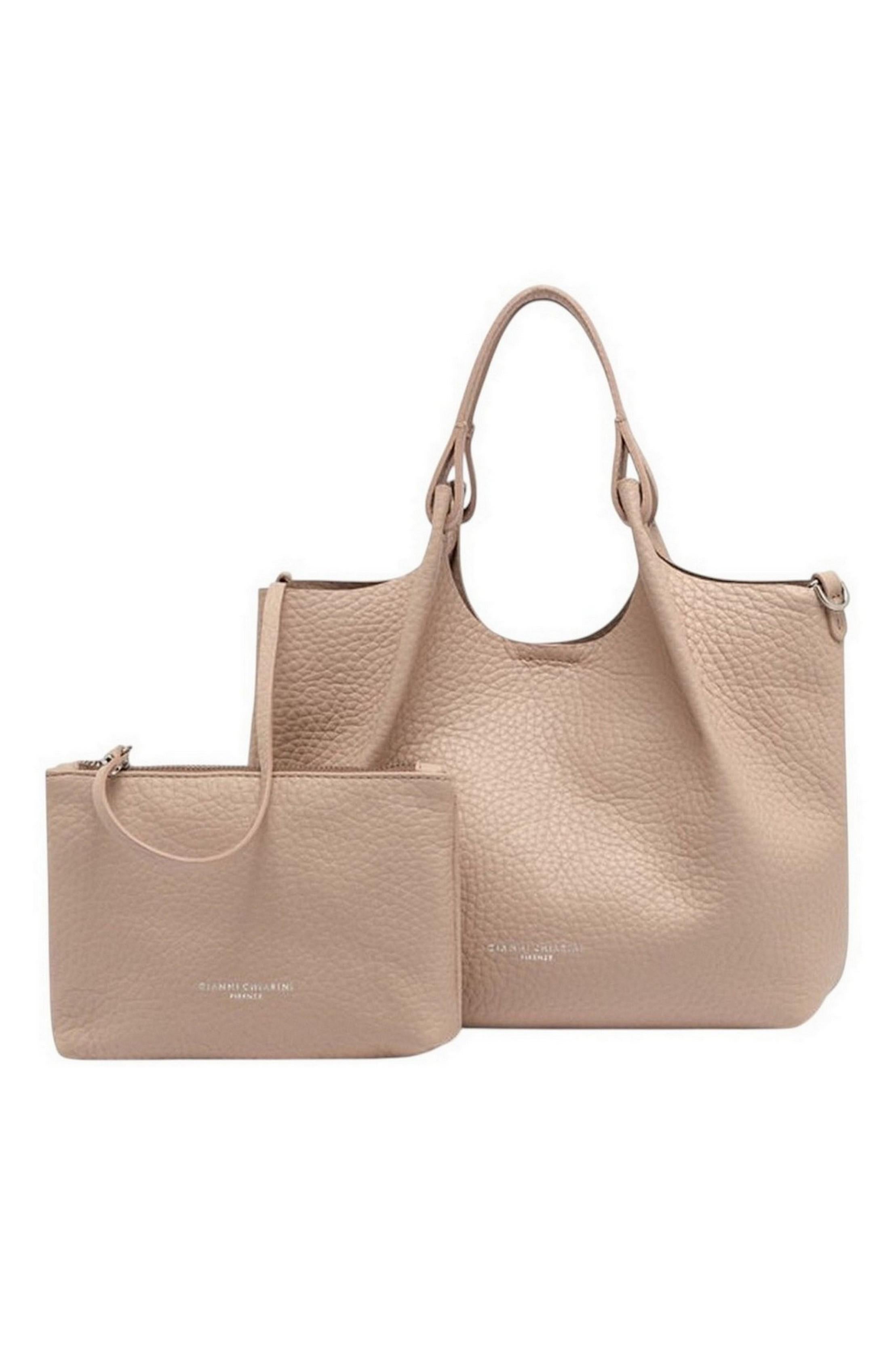 borsa donna dua media in pelle rosa 