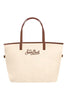 borsa donna in nylon grande sabbia MC2 Saint Barth