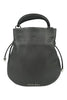 Mini bag donna Juice in pelle martellata nero Orciani