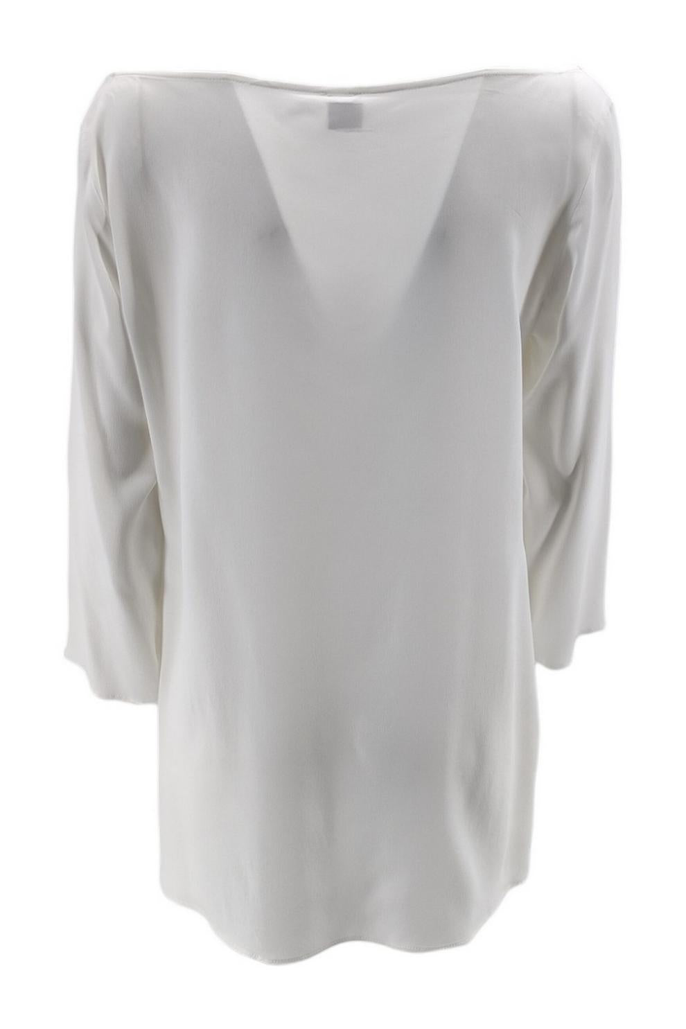 t-shirt donna manica 3/4 avorio 