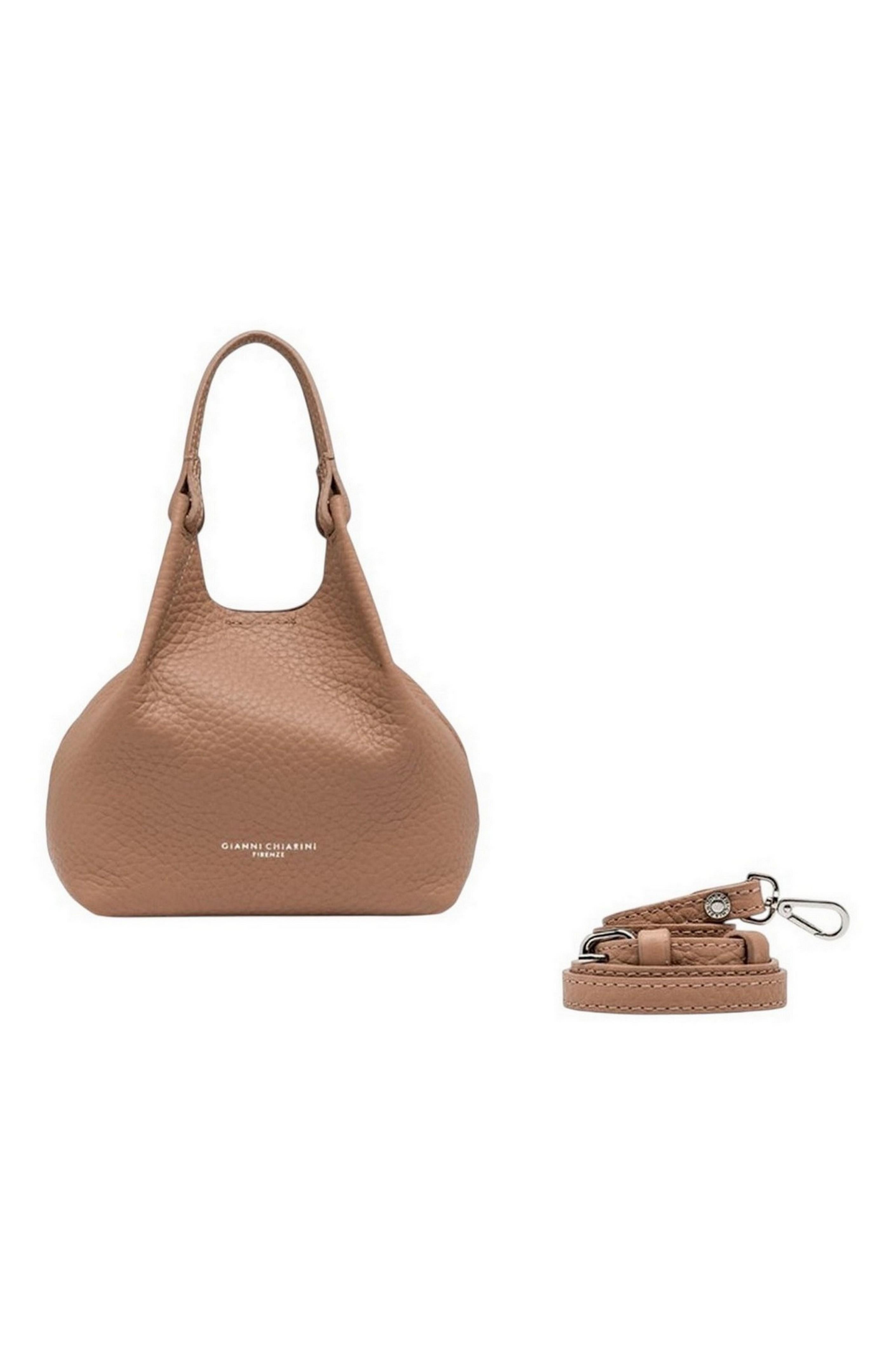 borsa donna dua piccola in pelle tortora 