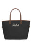 borsa donna in nylon grande nero MC2 Saint Barth