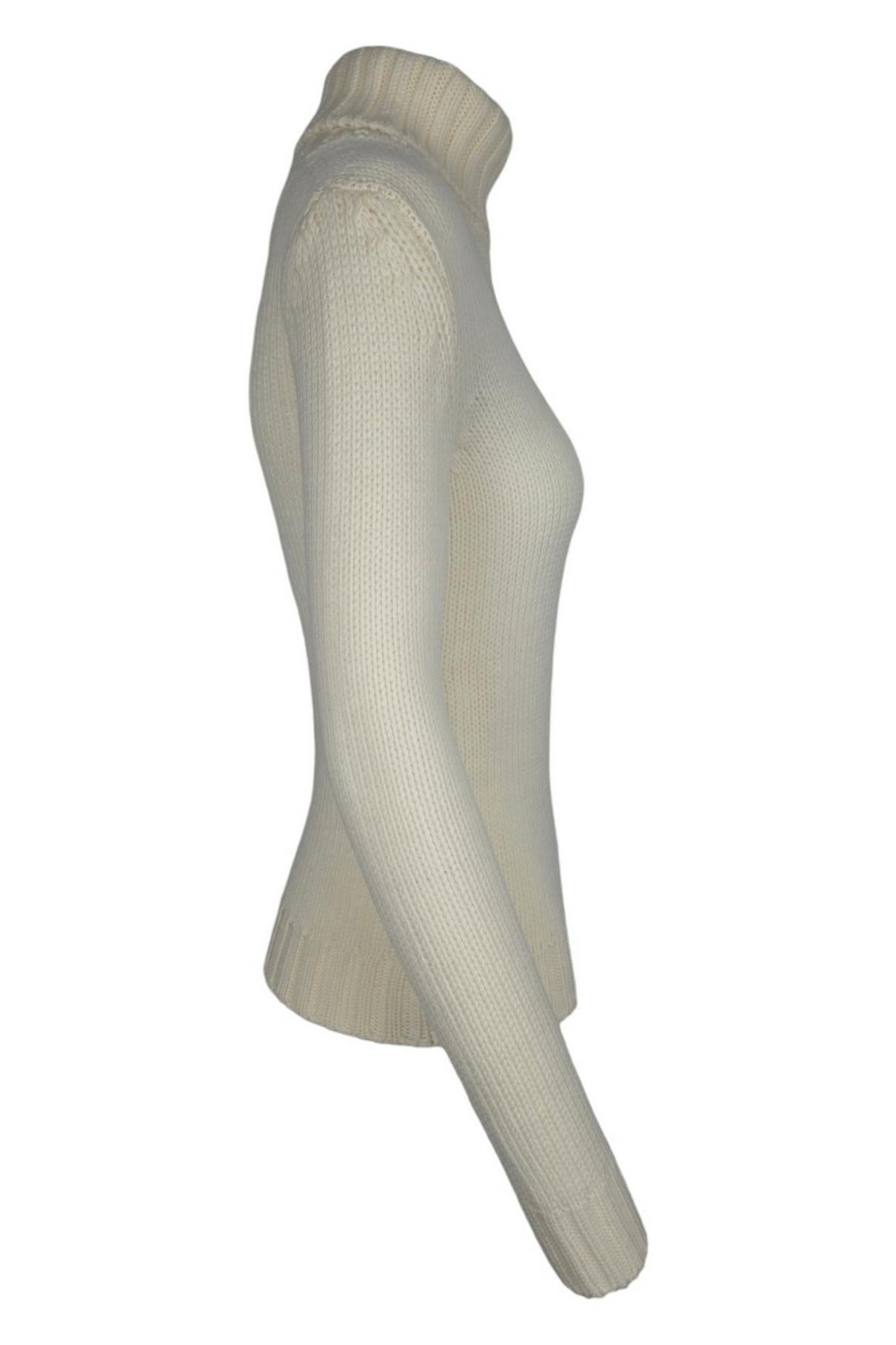 dolcevita donna in lana bianco 