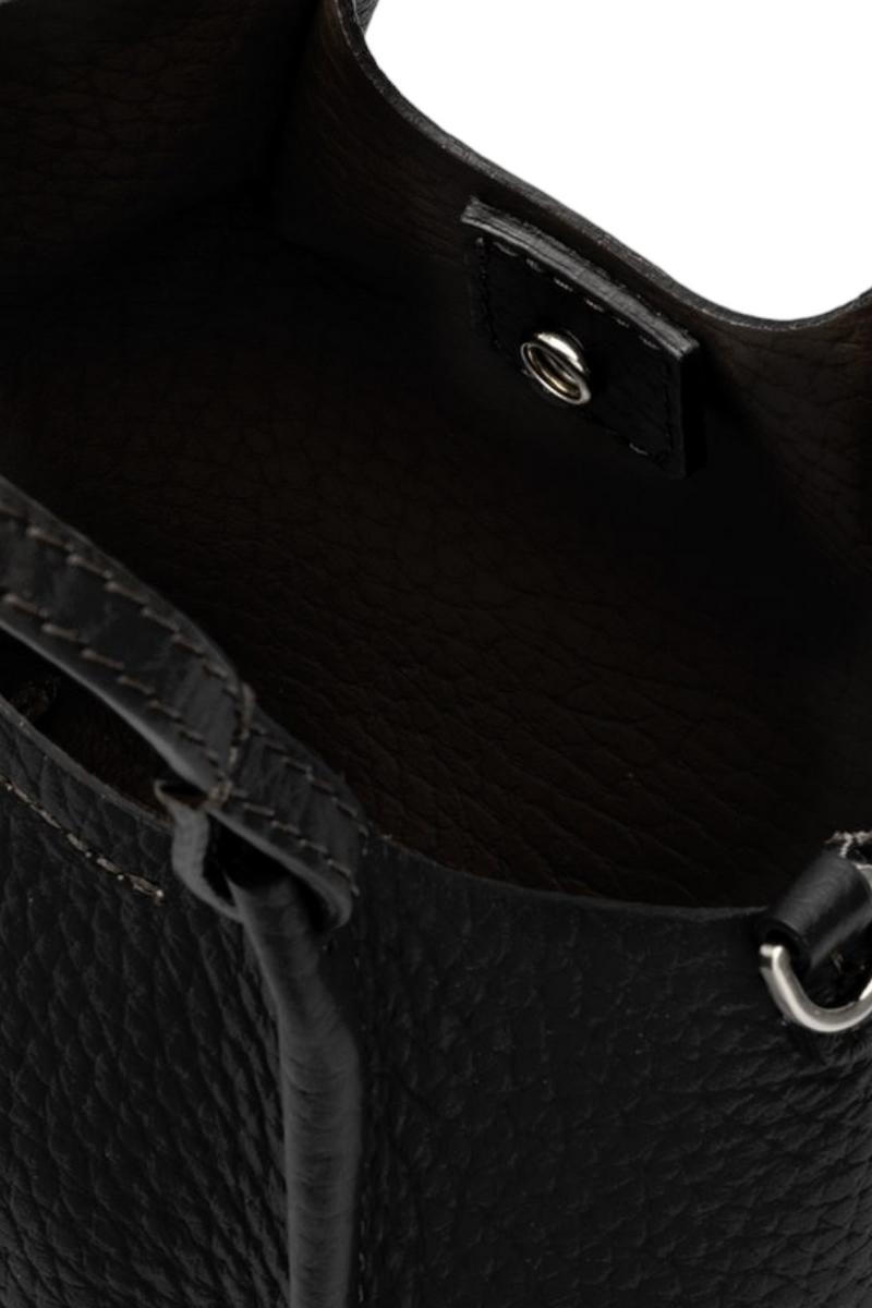 borsa donna in pelle nera 