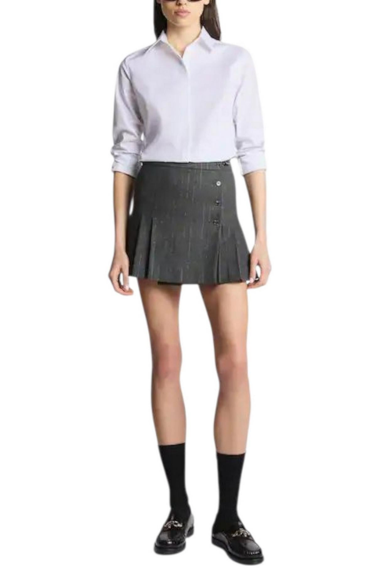 Camicia donna Slim in Popeline Stretch bianco 