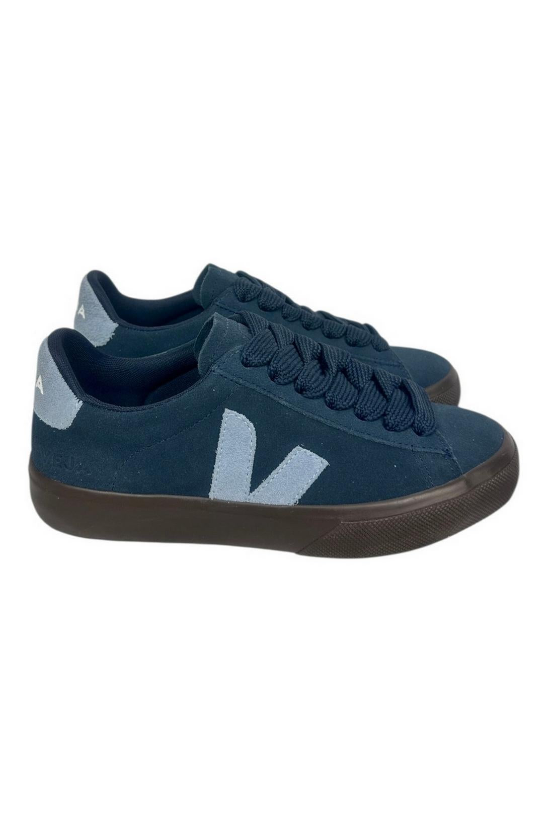sneakers donna campo blu e azzurro 