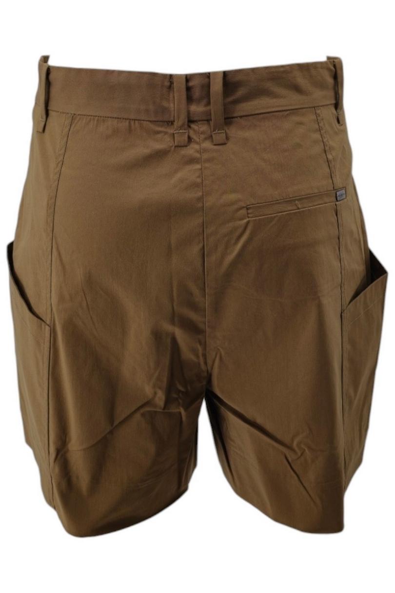 short donna in cotone kaki 