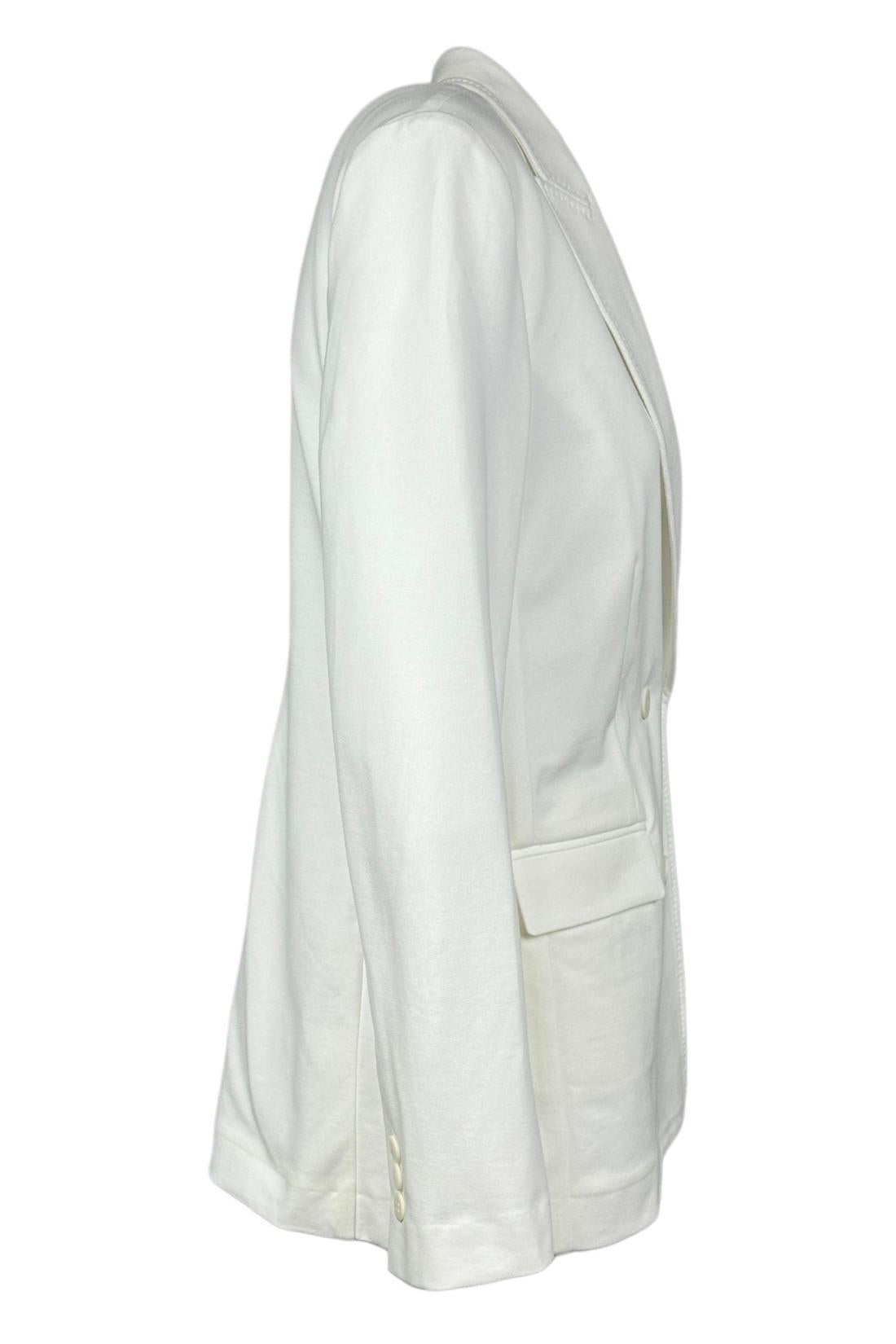 giacca donna doppiopetto bianco 