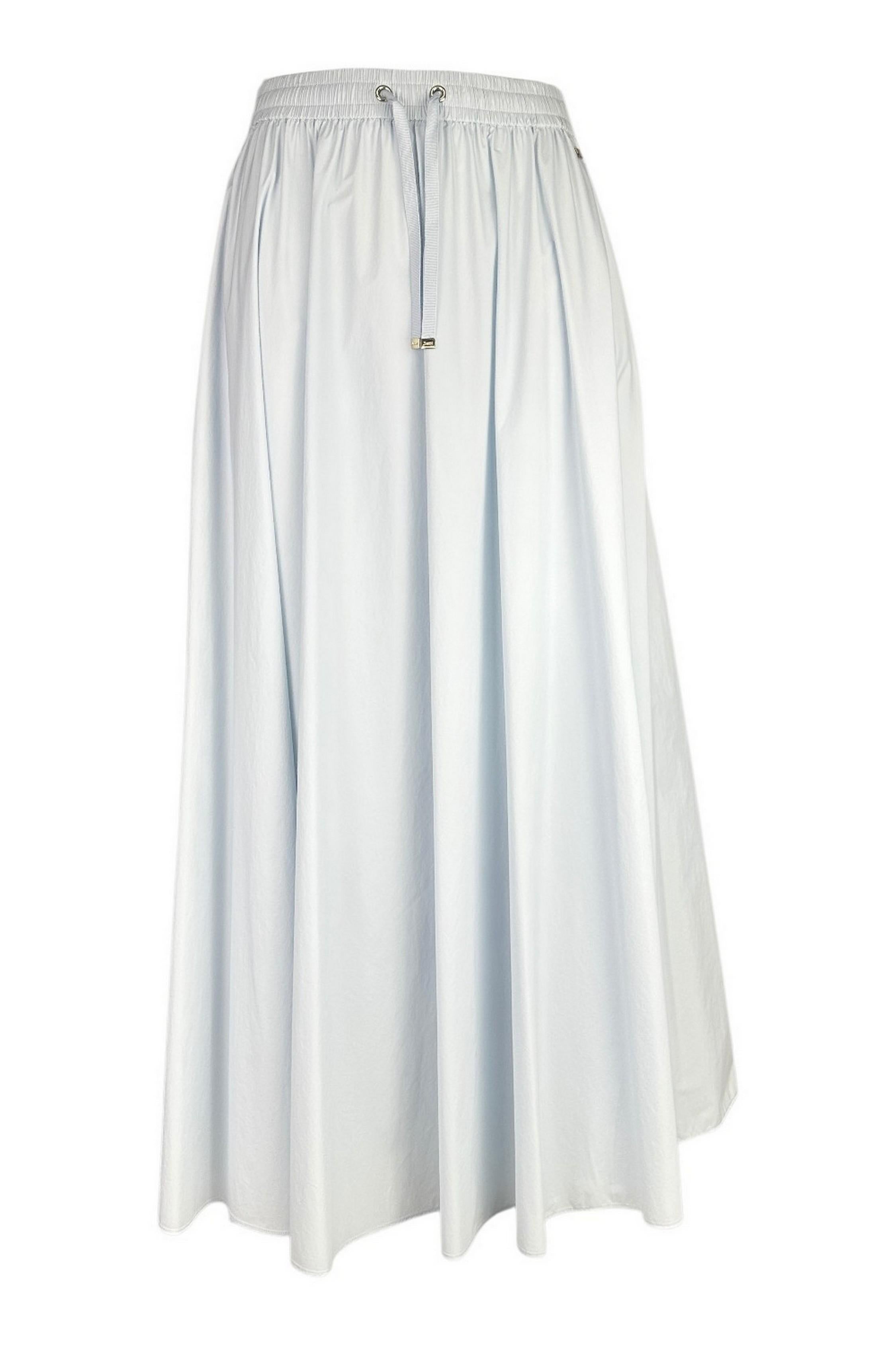 gonna donna in tela vela azzurro 