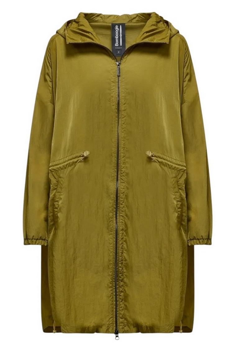 Parka sfoderato donna oliva 