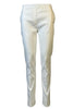 pantalón blanco de mujer en lino stretch D.EXTERIOR