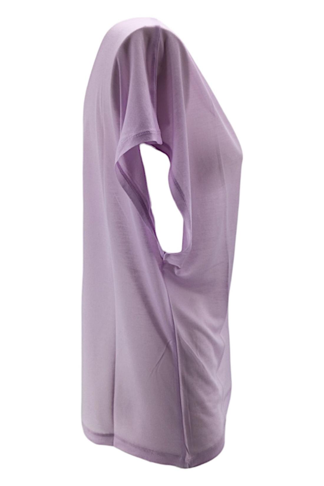 T-shirt donna in jersey rosa 