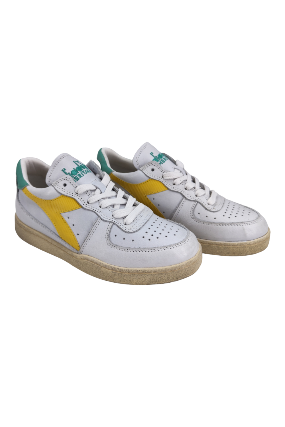 Sneakers Bianco/giallo/turchese 