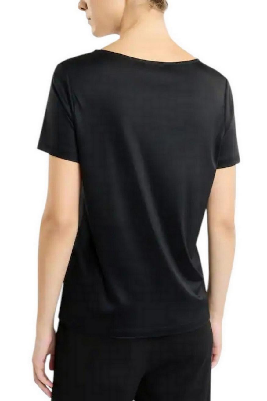 T-shirt in Jersey nero 