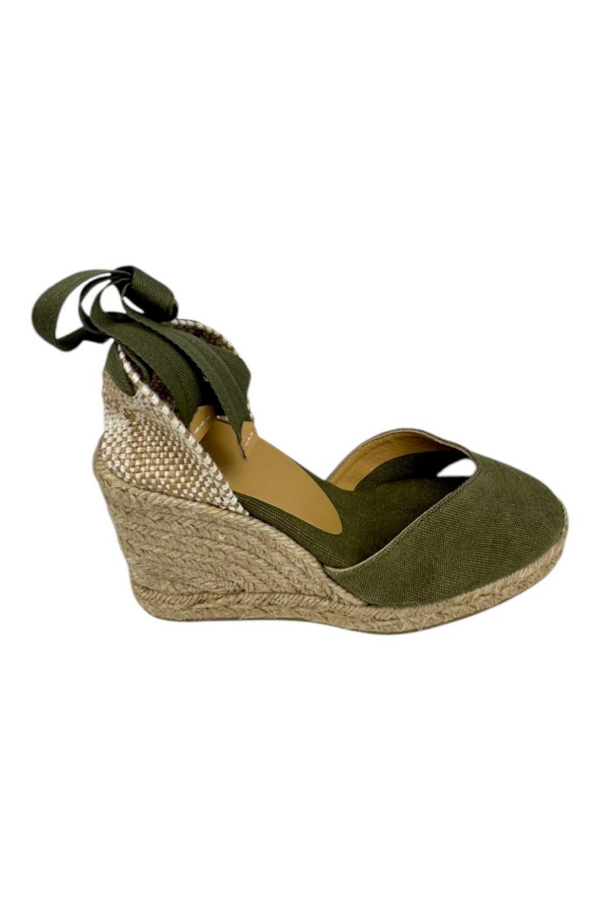 zeppa donna chiara altezza 8 cm militare 