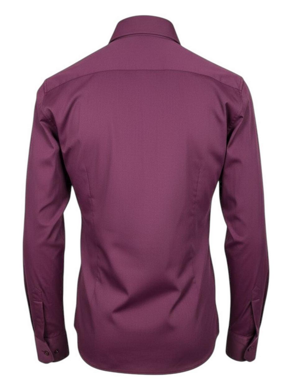 camicia donna active unito bordeaux 