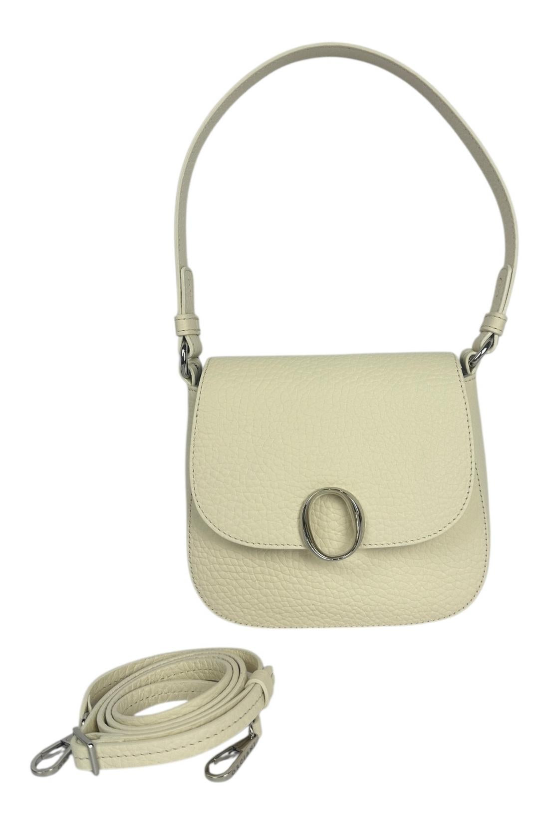borsa donna kate xs in pelle soft bianco 
