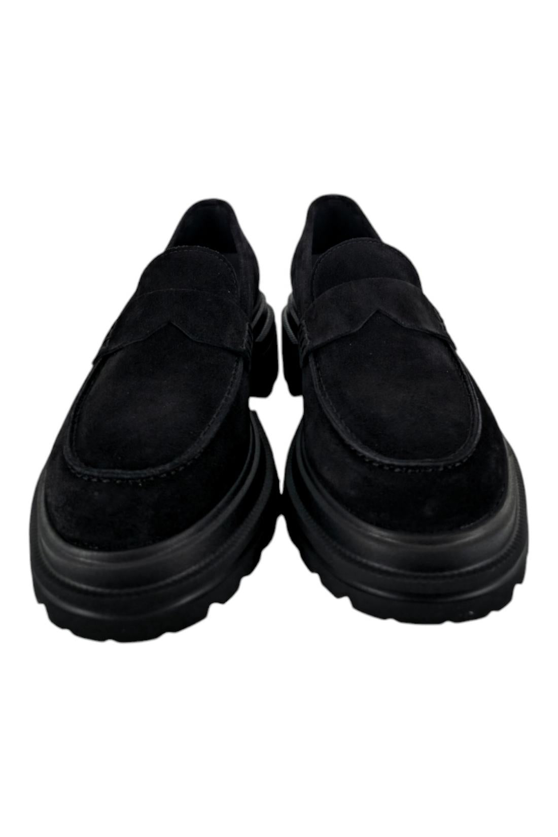 mocassino donna con carroarnato nero 