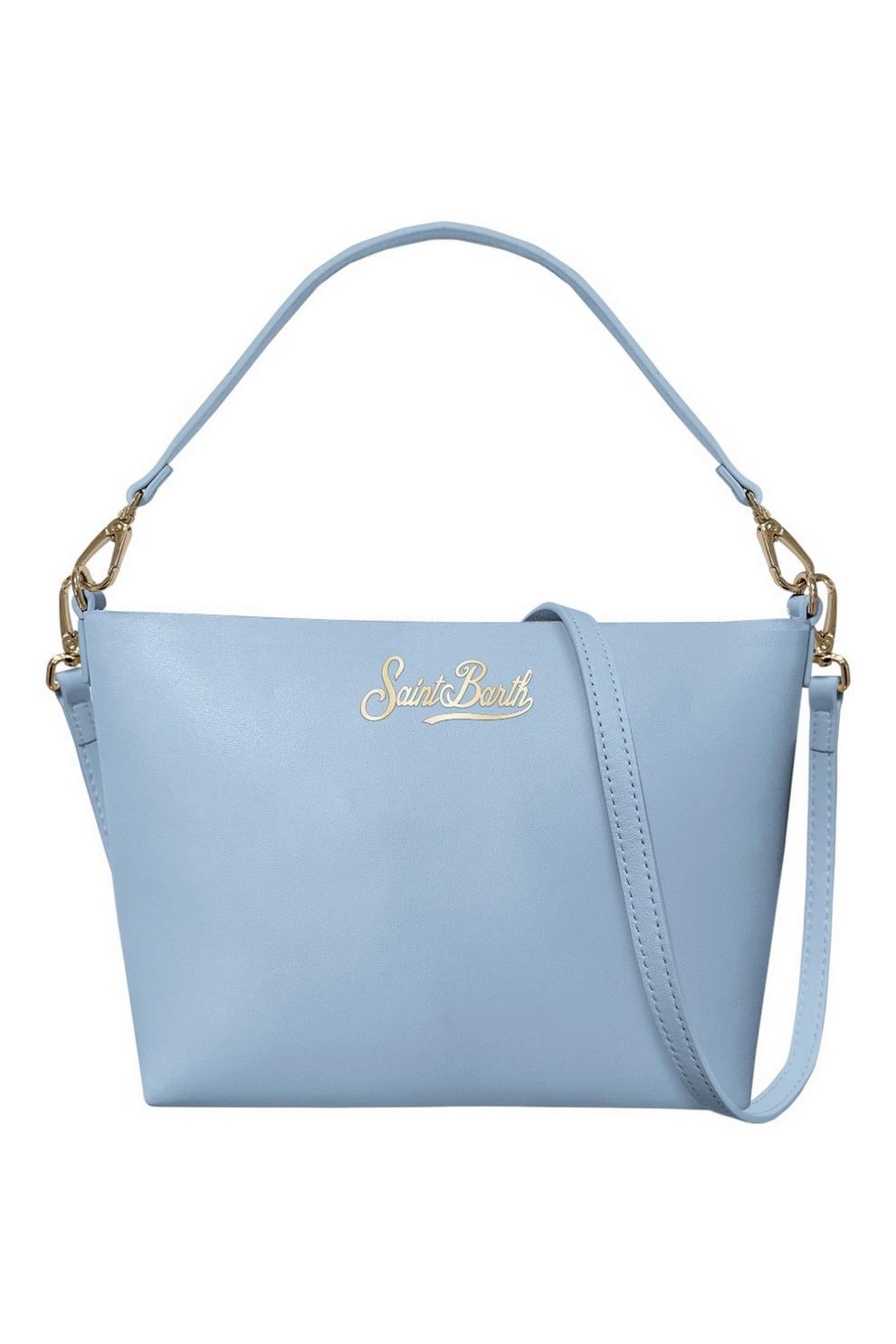 borsa donna aline in pelle azzurro 