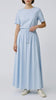 women's canvas Herno skirt in sky blue