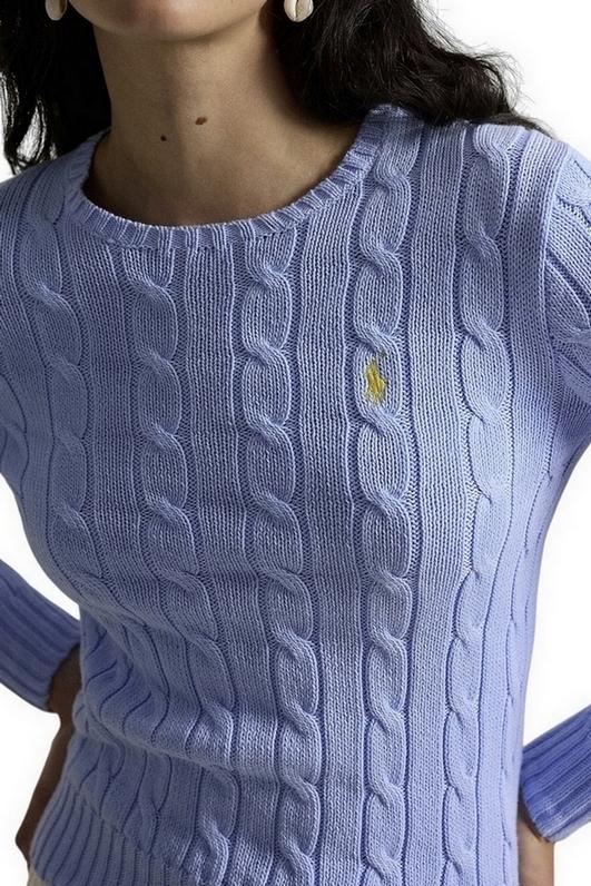 girocollo donna a trecce azzurro 