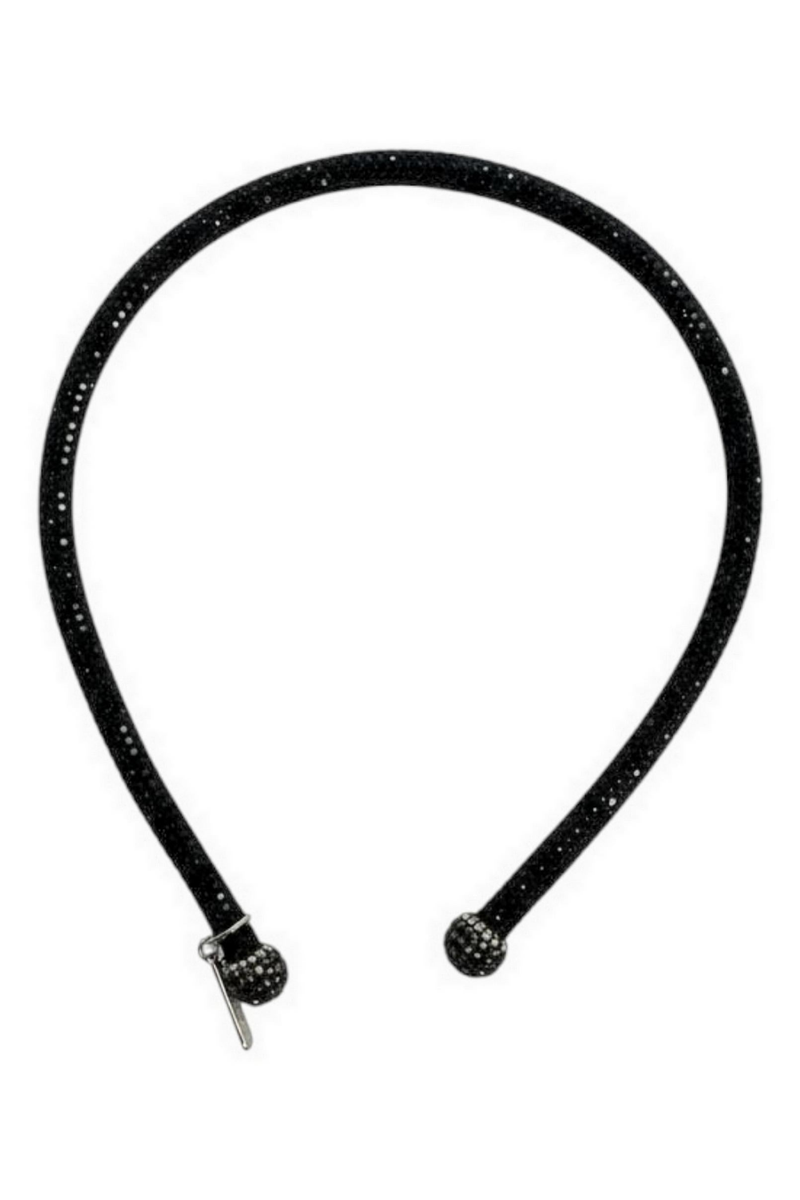 cerchietto donna bordeaux con lurex 