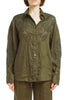 Camisa de mujer en lino bordado militar P.A.R.O.S.H.