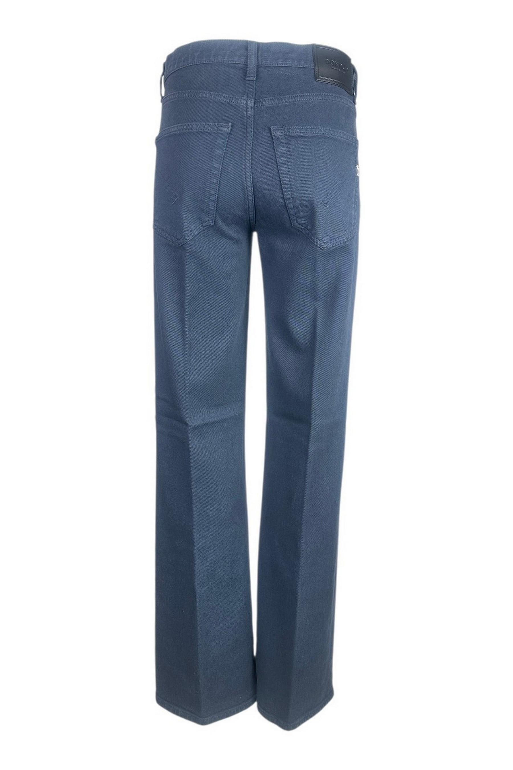 pantalone donna jakline in bull denim blu 