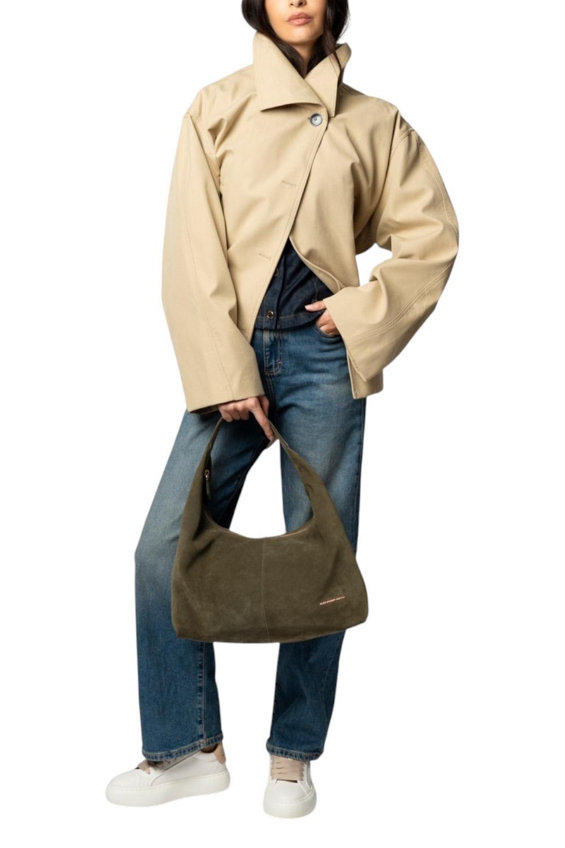 borsa donna chloe in suede militare 