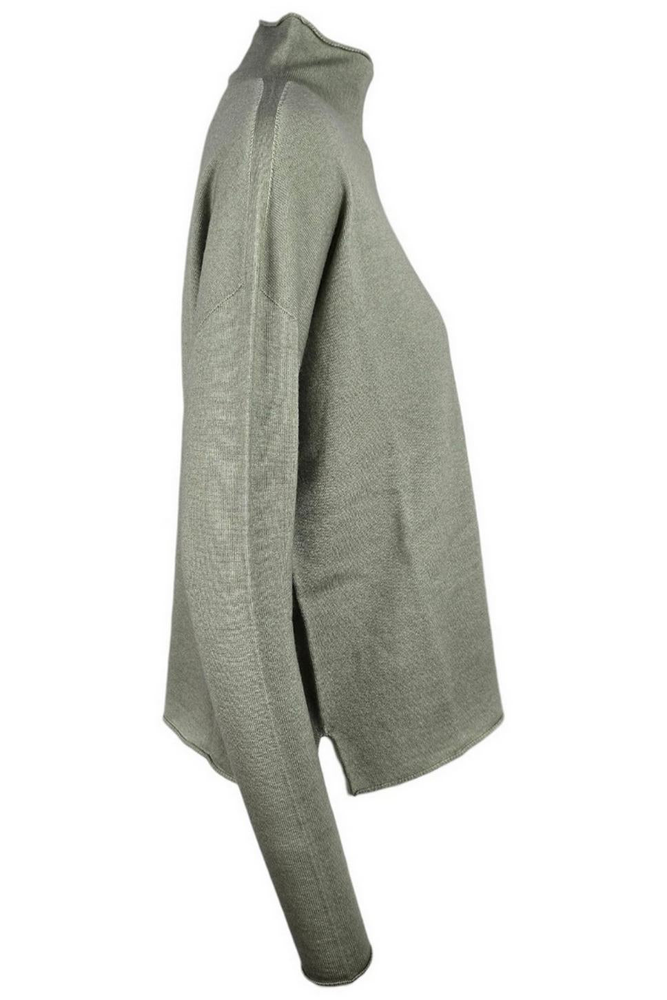 maglia donna lupetto salvia 
