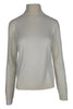 cuello alto donna debajo de la chaqueta blanco La fileria