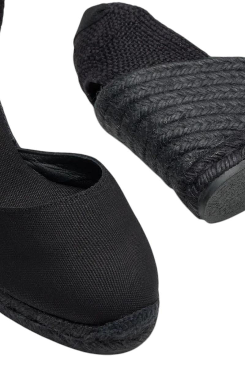espadrilla donna carina nero 