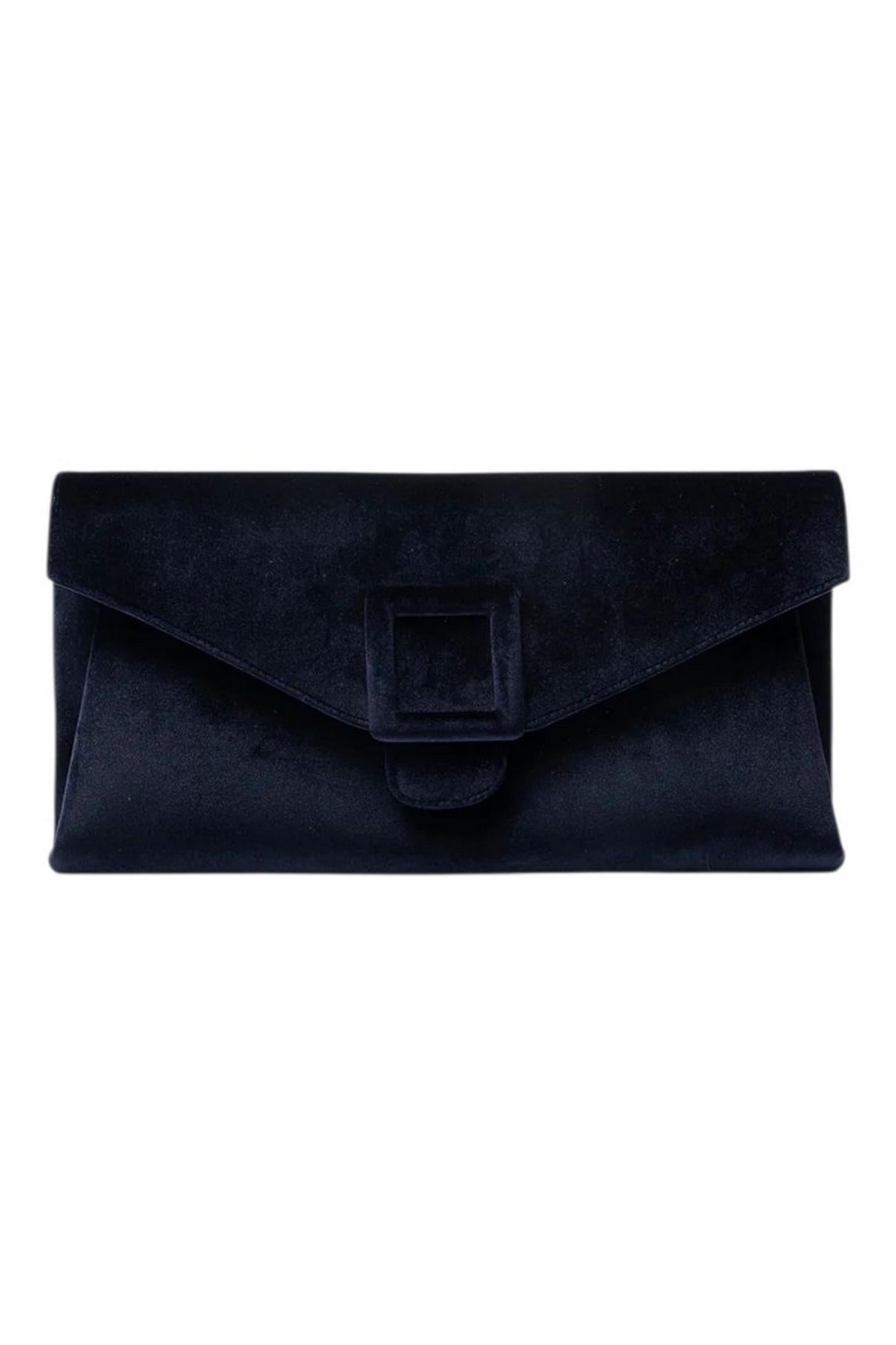 POCHETTE donna BEID VELVET BLU 