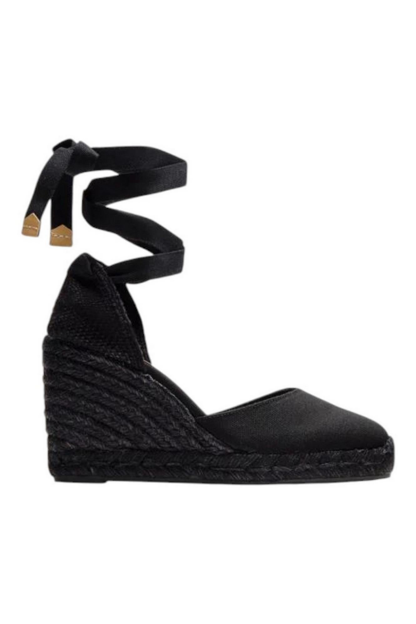 espadrilla donna carina nero 