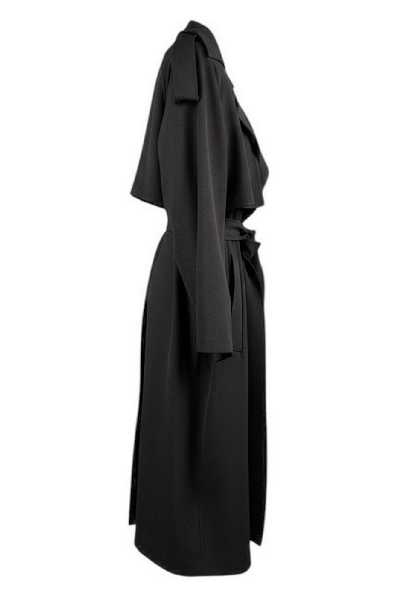 trench donna over nero 