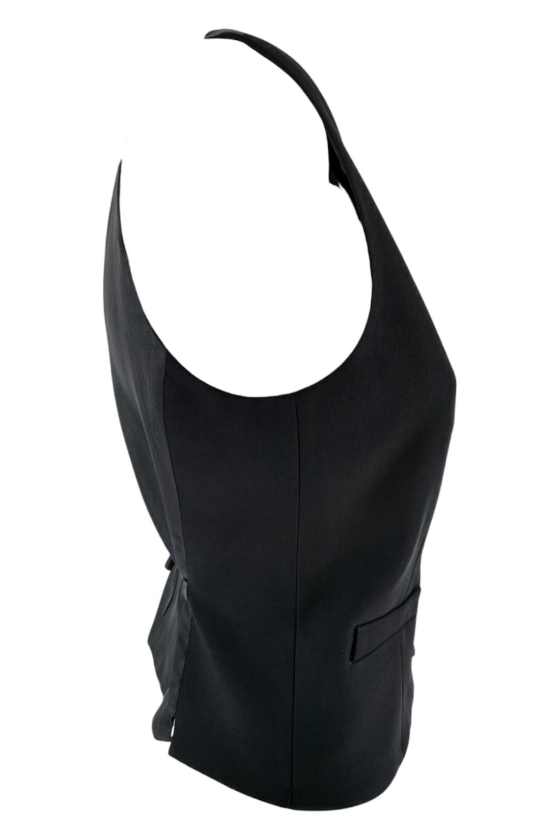 gilet donna in gabardina nero 