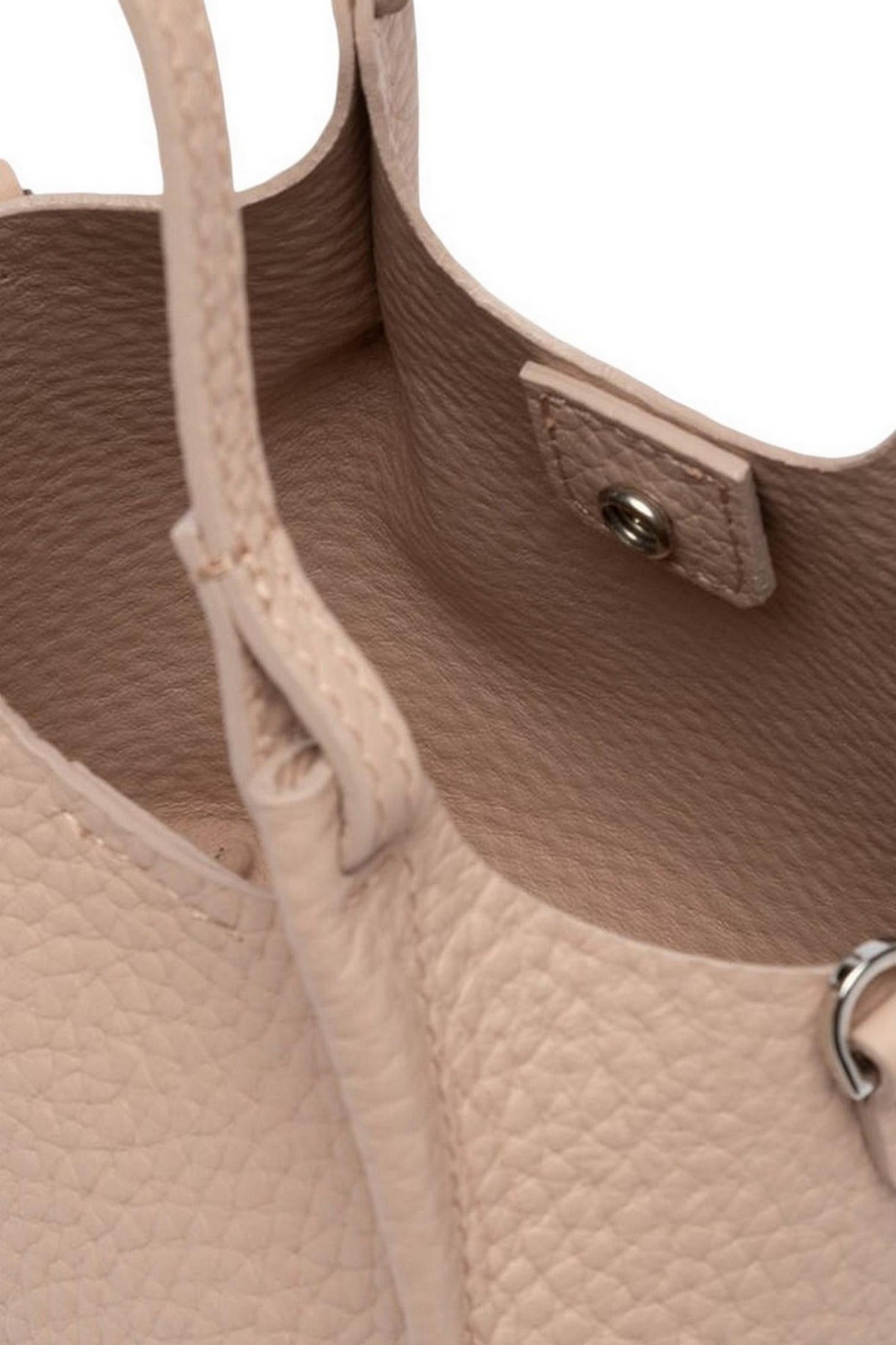 borsa donna dua piccola in pelle rosa 