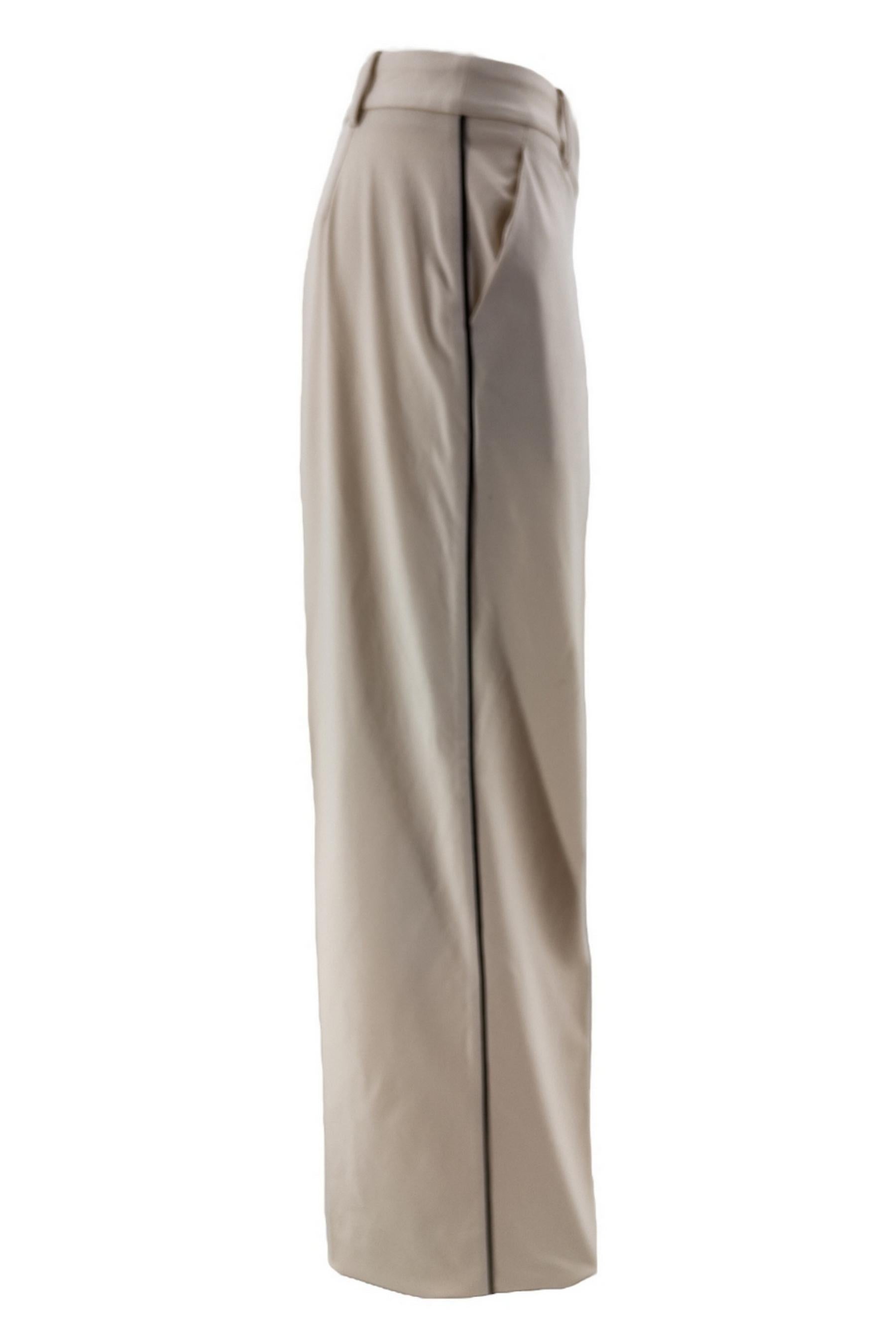 Pantalone Avorio/nero 