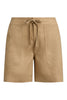 bermuda mujer de lino camello Ralph Lauren