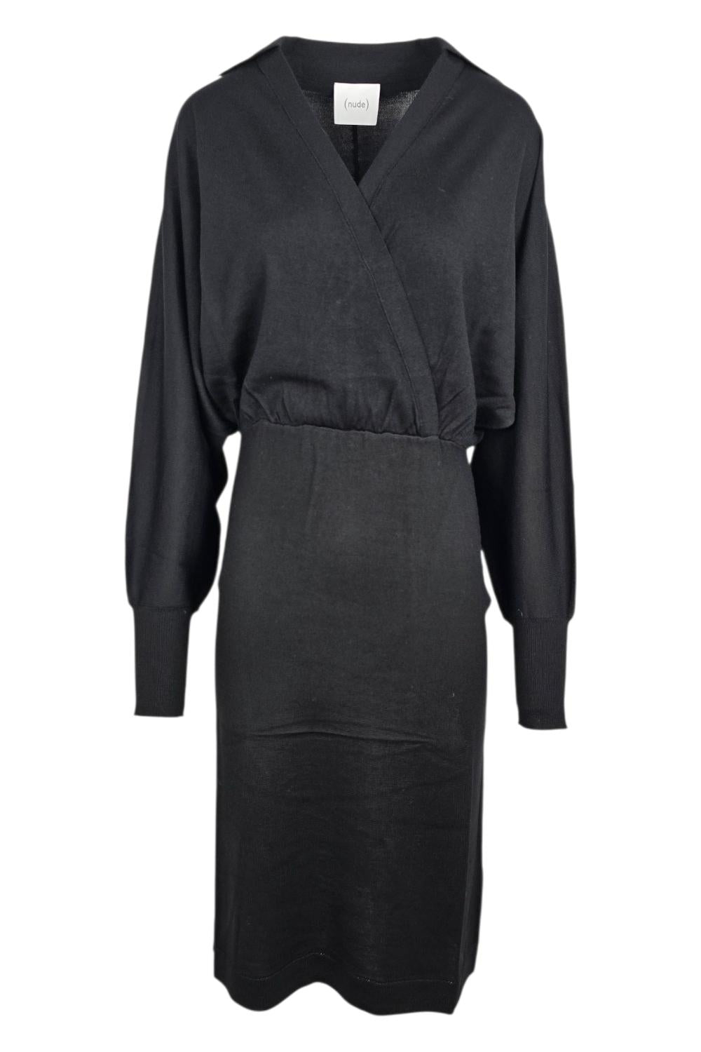 abito donna polo nero 