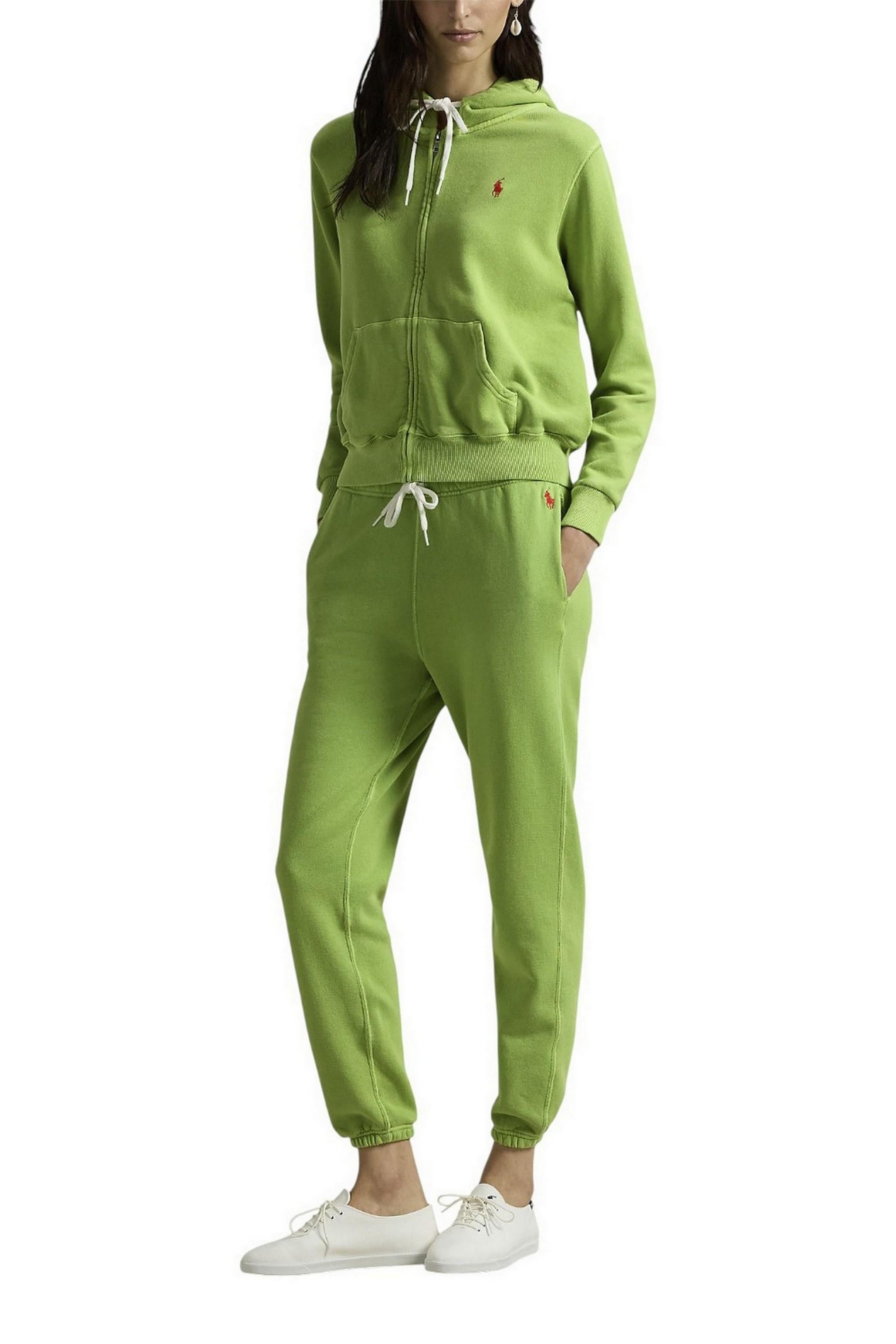 felpa donna verde 